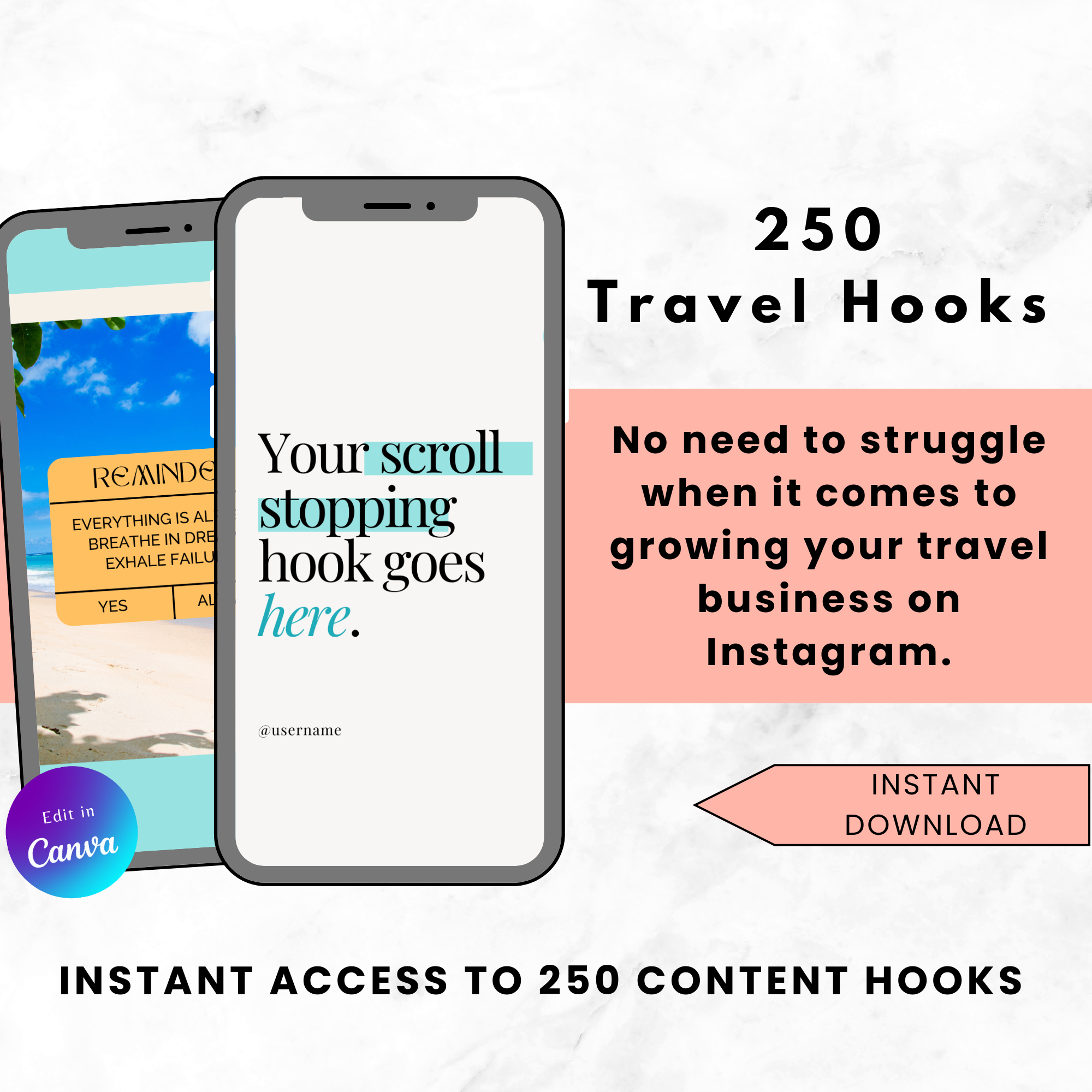 250 Travel Hooks for Social Media Posts