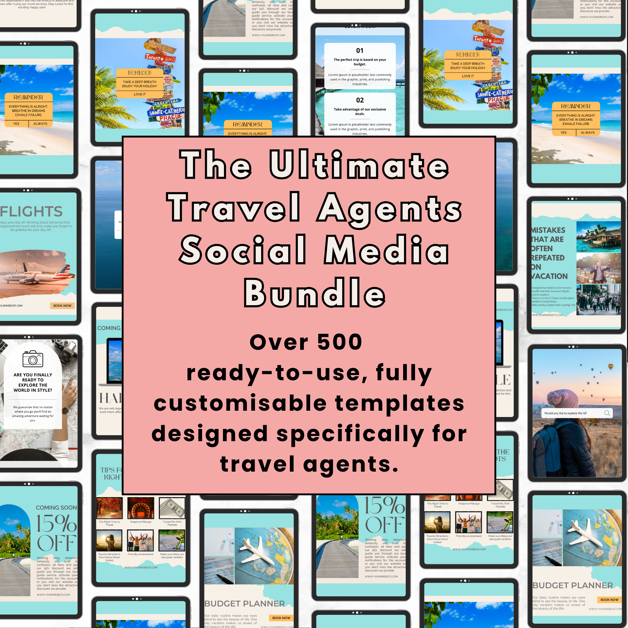 Travel Agent Social Media Bundle